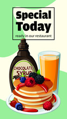 breakfast special today one