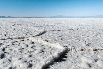 Salar de Uyuni in Bolivia is the largest salt flat in the world	