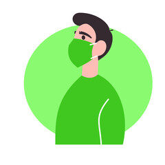 Masked man