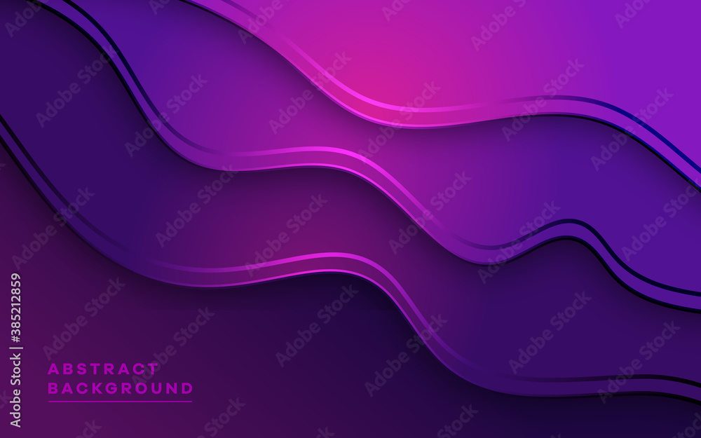 Poster dynamic abstract background gradient wavy shape