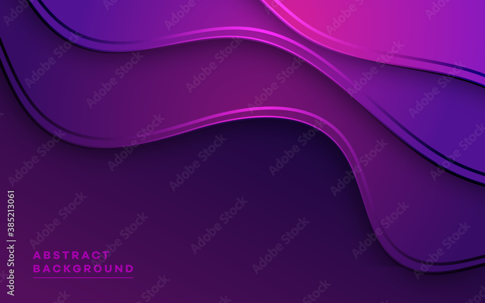 Aufkleber dynamic abstract background gradient wavy shape