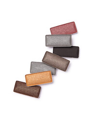 Eyeshadow isolated on white	