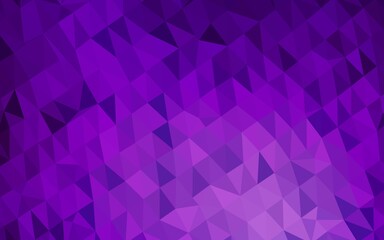 Obraz premium Light Purple vector polygon abstract layout.