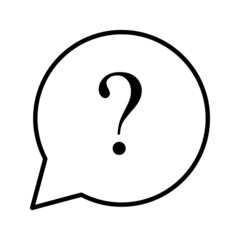 question mark icon vector illustration