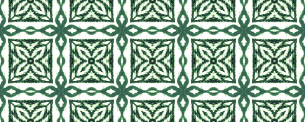 Abstract Geo print. Repeat White and Green