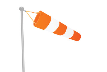 Air wind sock. vector illustration