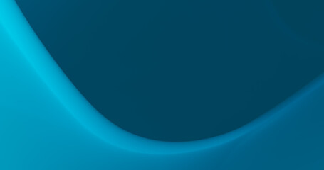 Abstract 4k resolution curves defocused  background for wallpaper, backdrop and sophisticated technology or fashion design. Cyan blue and shades of blue colors.