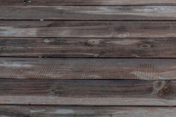 Obraz premium Wet wooden background. Unpainted boards. Rustic concept. Copy space