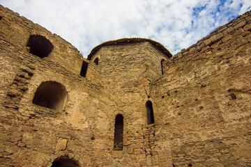 Inner courtyard of Akkerman fortress (Bilhorod-Dnistrovskyi fortress), in Belgorod-Dniester city,...