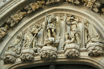 Fototapeta na wymiar detail of saint cathedral