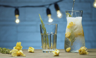 Physalis fizzy drink