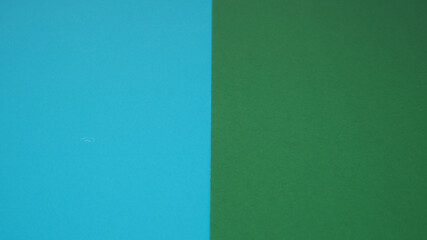 Empty paper in green and blue color for background.