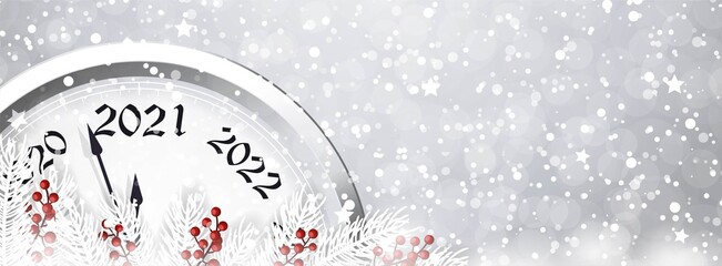 New Year's Eve 2021. Vector illustration.	