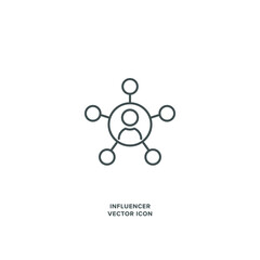 Micro Influencer Vector Icon