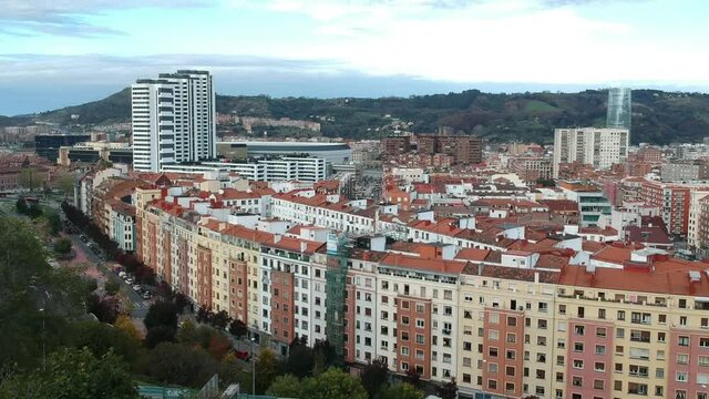 A view of Bilbao from Mount Karamelo