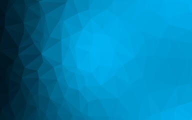 Light BLUE vector abstract polygonal layout.