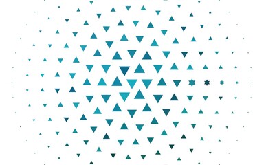 Light BLUE vector cover in polygonal style.