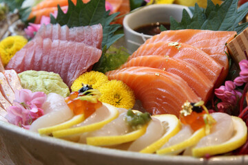Big sashimi set - Japanese food
