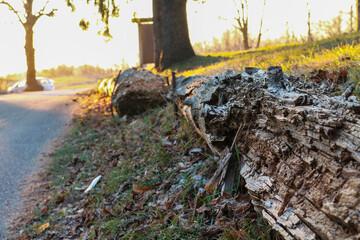 Bellissimo tramonto sulla strada che porta al monte Bollettone in Lombardia, viaggi e paesaggi in Italia