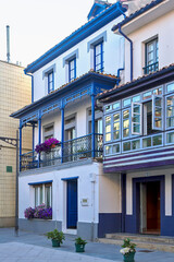 Luanco picturesque and touristic town in Asturias, Spain