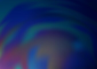 Dark BLUE vector abstract bokeh pattern.