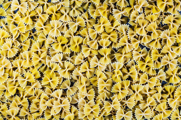 texture or background with raw pasta