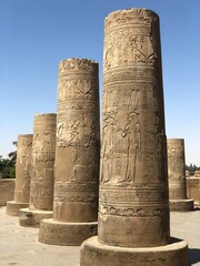 Acient Temple of Kom Ombo in Egypt