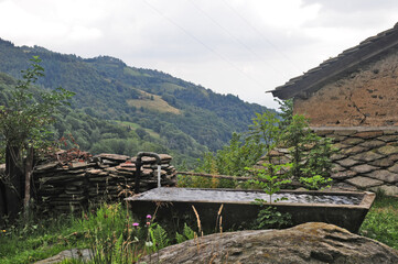 Abbeveratoio dell'Eremo di San Bartolomeo sul Cammino di Oropa
