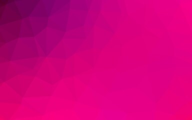 Obraz premium Light Purple, Pink vector abstract mosaic pattern.