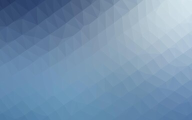 Light BLUE vector polygon abstract backdrop.