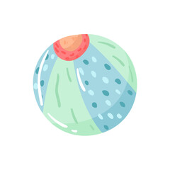 Cute Beach Volley Ball for Play Pastel Clipart