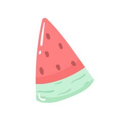 Cute watermelon fruit fresh and healthy