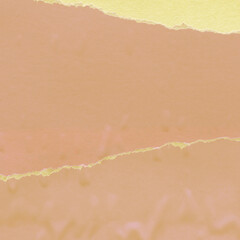Colorful torn paper collage close-up. Texture made from various paper and cardboard parts. Damaged...