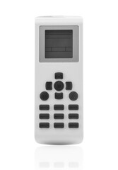 Air conditioner remote control isolated white background