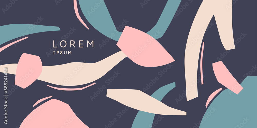 Poster a composition with abstract elements in a popular style. background for your design.
