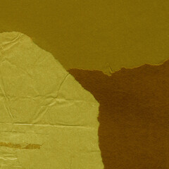 Colorful torn paper collage close-up. Texture made from various paper and cardboard parts. Damaged old paper background. Vintage blank wallpaper. Material design backdrop.