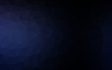 Obraz premium Dark BLUE vector low poly cover.