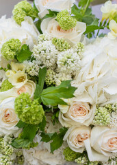 Flower composition. Macro photo. Wedding decor. A Beautiful bouquet of fresh spring flowers.