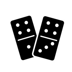 domino vector isolated icon.