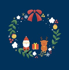 サンタのクリスマスカード