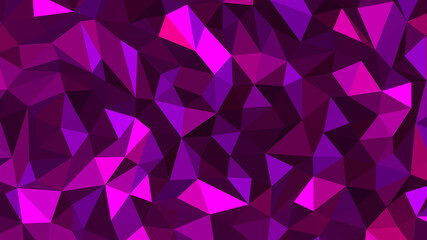 Fuchsia abstract background. Geometric vector illustration. Colorful 3D wallpaper.