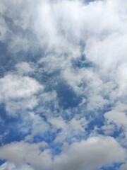 blue sky with clouds