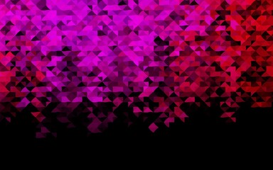 Dark Purple, Pink vector texture in triangular style.