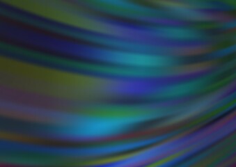 Obraz premium Dark BLUE vector blurred bright pattern.