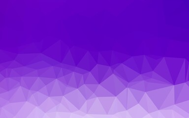 Obraz premium Light Purple vector triangle mosaic template.