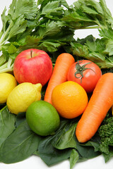 果実と野菜の集合