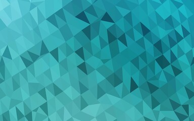 Light BLUE vector abstract mosaic background.