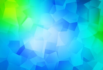 Light Blue, Green vector texture with abstract forms.