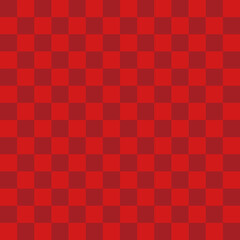 市松模様　赤×赤　M