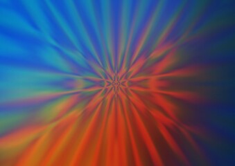 Obraz premium Light Blue, Red vector blurred shine abstract pattern.